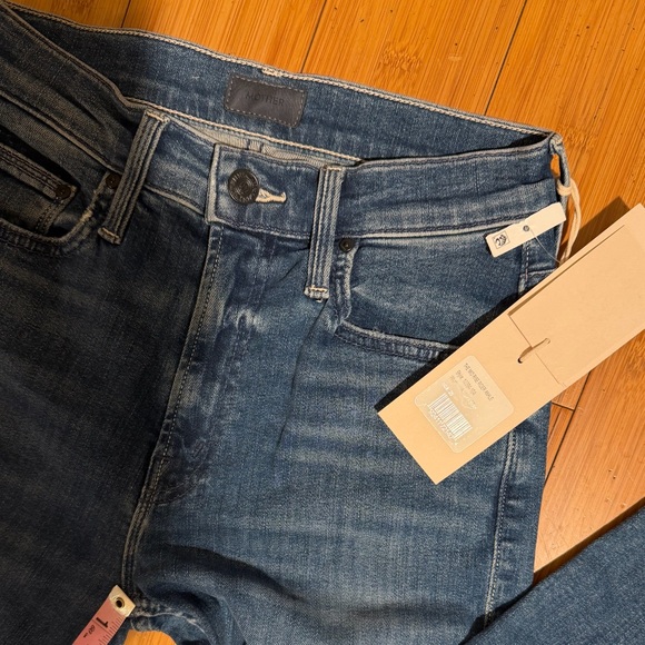 NWT MOTHER The Mid Rise Ankle Rider in Wish On A Star Size 25 - Picture 6 of 16